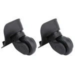 2 pièces valise pivotante bagages roues de remplacement pour étui de voyage roue pivotante roue pivotante bagages valise roues valise roue