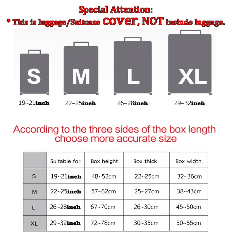 housse de valise de voyage pour avion go, carte d'avion, boîtier de chariot élastique de voyage, housse de protection anti poussière pour bagages, cadeau