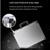 valise portable boîte à outils en aluminium avec serrure boîte à outils électrique avec éponge étui rigide robuste mallette de vol boîte de rangement domestique