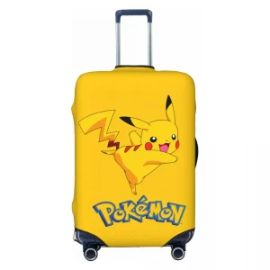 Housse de bagage Pokemon Pikachu personnalisée, housse de protection élastique pour valise de voyage, costume pour 18-32 pouces