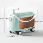 Valise de marche pour enfants, peut monter deux en un, pour garçons et filles, peut être vérifiée dans une valise de rangement légère, bagages de voyage