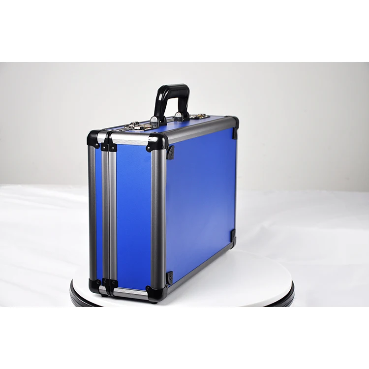 Boîte à outils de rangement de matériel en aluminium, valise de transport Boîte à outils de rangement de matériel en aluminium, valise de transport