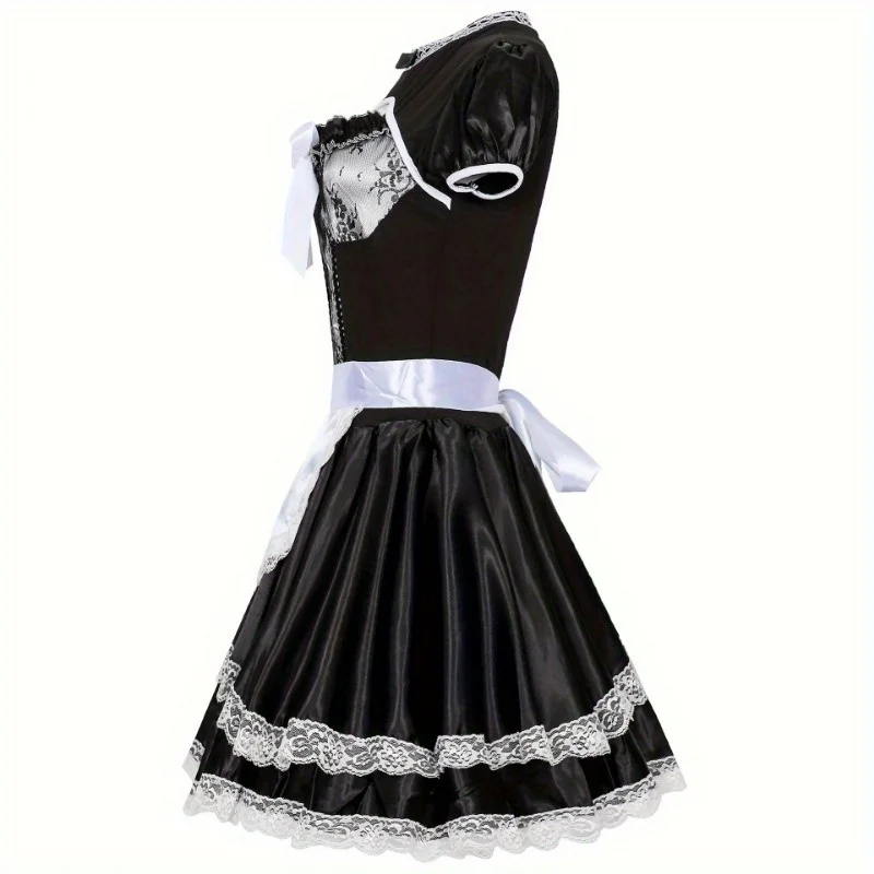 costume de femme de chambre noir pour jeu de rôle! disponible en tailles m xl idéal pour les vêtements et accessoires de déguisement de jeu et de cosplay