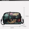 sac à main en cuir de haute qualité de styliste de luxe, style ethnique rétro, imprimé en 3d, à la mode, poche transversale diagonale pour téléphone
