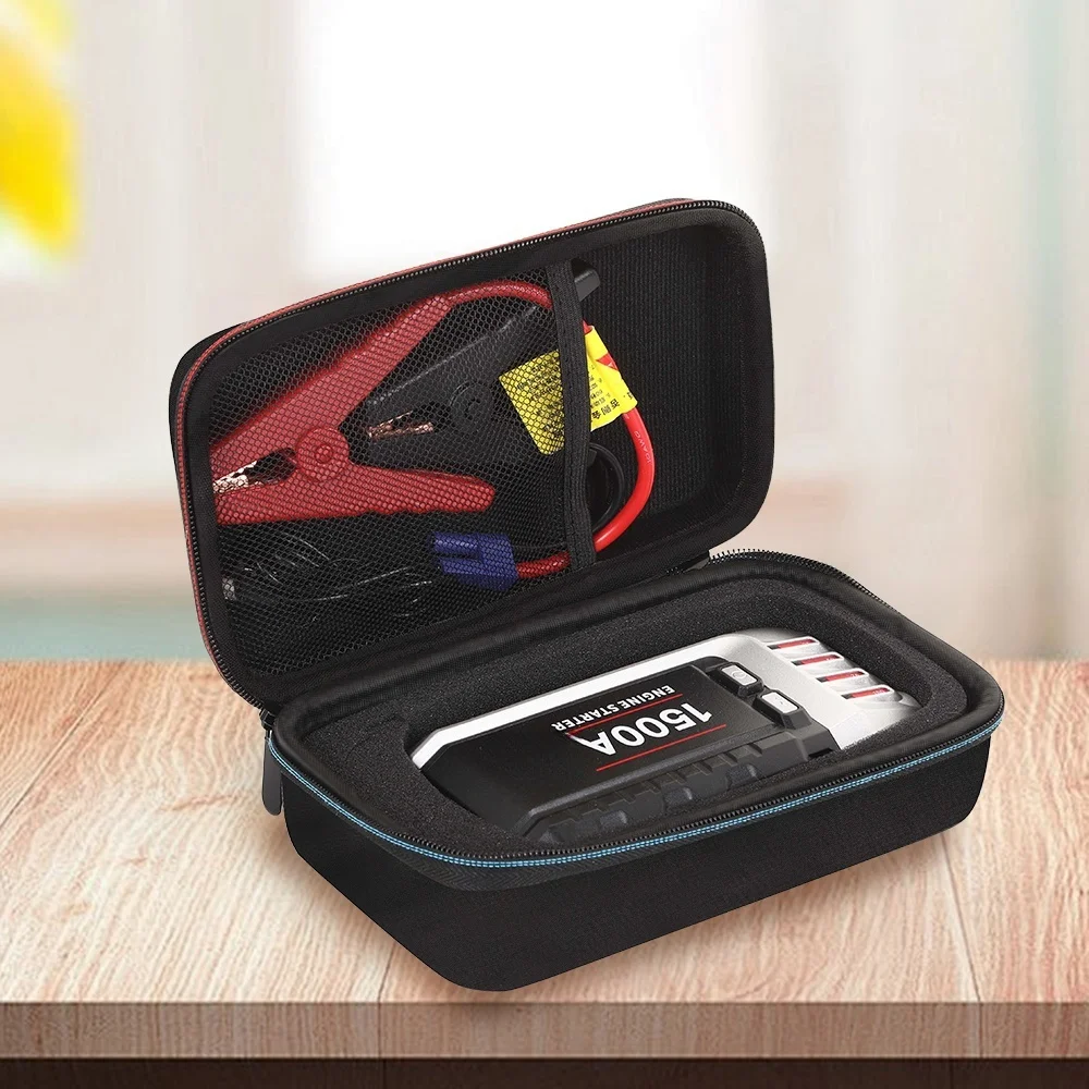 valise eva portable, étui de voyage, alimentation de démarrage de saut de voiture, chargeur de batterie de voiture, sac de rangement
