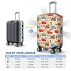 housse de bagage personnalisée lightning mcqueen, housse de protection élastique pour valise de voyage, costume pour 18 32 pouces