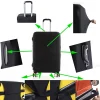 housse de protection pour valise de voyage à la mode, housse de protection pour bagages, couleur unie, adaptée aux valises de 18 à 32 pouces. zmt
