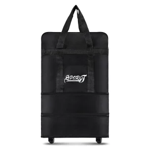 Valise pliable extensible, sac de voyage à roulettes pliable pour hommes et femmes, sac de voyage Valise pliable extensible, sac de voyage à roulettes pliable pour hommes et femmes, sac de voyage