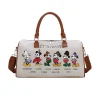 sac de voyage en toile disney kawaii pour dames, sac à main de grande capacité, bagages de dessin animé, sacs de rangement mignons, valise, nouveau style