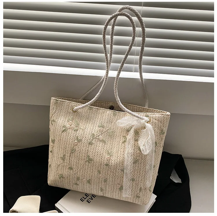 sacs à main de styliste pour femmes, fourre tout de grande capacité, sac de plage décontracté, sac à main bali, sacs en paille pour vacances, sacs de shopping, 2025