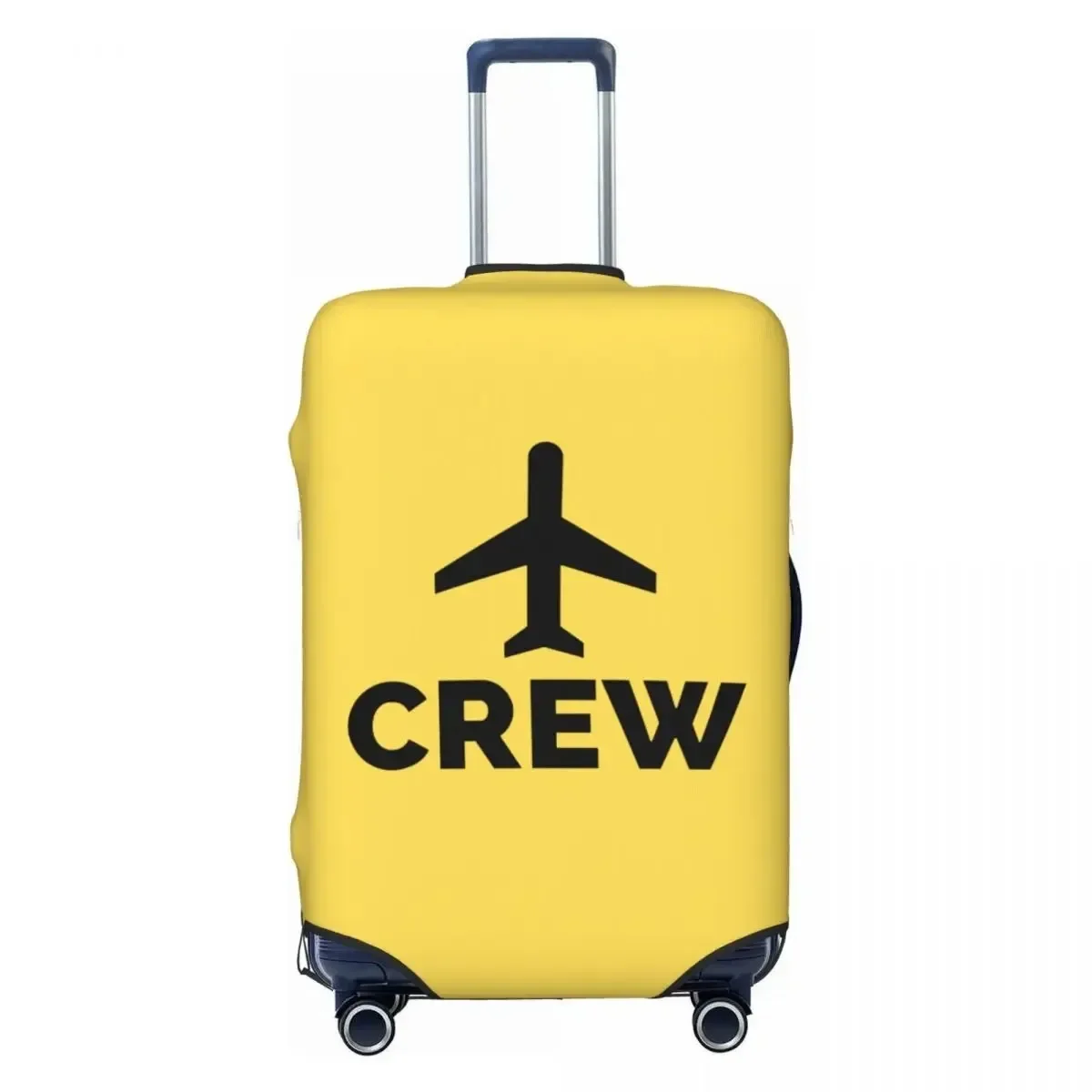 Housse de protection personnalisée pour bagages d’équipage de vol d’avion, housse de protection amusante pour valise de voyage de pilote d’aviateur d’avion de 18 à 32 pouces Housse de protection personnalisée pour bagages d’équipage de vol d’avion, housse de protection amusante pour valise de voyage de pilote d’aviateur d’avion de 18 à 32 pouces