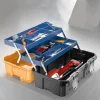 boîte à outils pliante professionnelle, valise en plastique, atelier multifonction, boîte à outils de rangement de pièce extérieure épaissie, outils conseillers