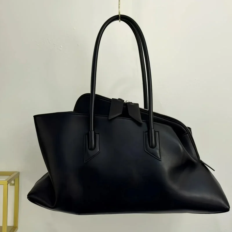 Sac fourre-tout de luxe pour femmes, marque de mode, haut de gamme, Simple, grande capacité, sac à main irrégulier en cuir de haute qualité, sac à bandoulière de banlieue Sac fourre-tout de luxe pour femmes, marque de mode, haut de gamme, Simple, grande capacité, sac à main irrégulier en cuir de haute qualité, sac à bandoulière de banlieue