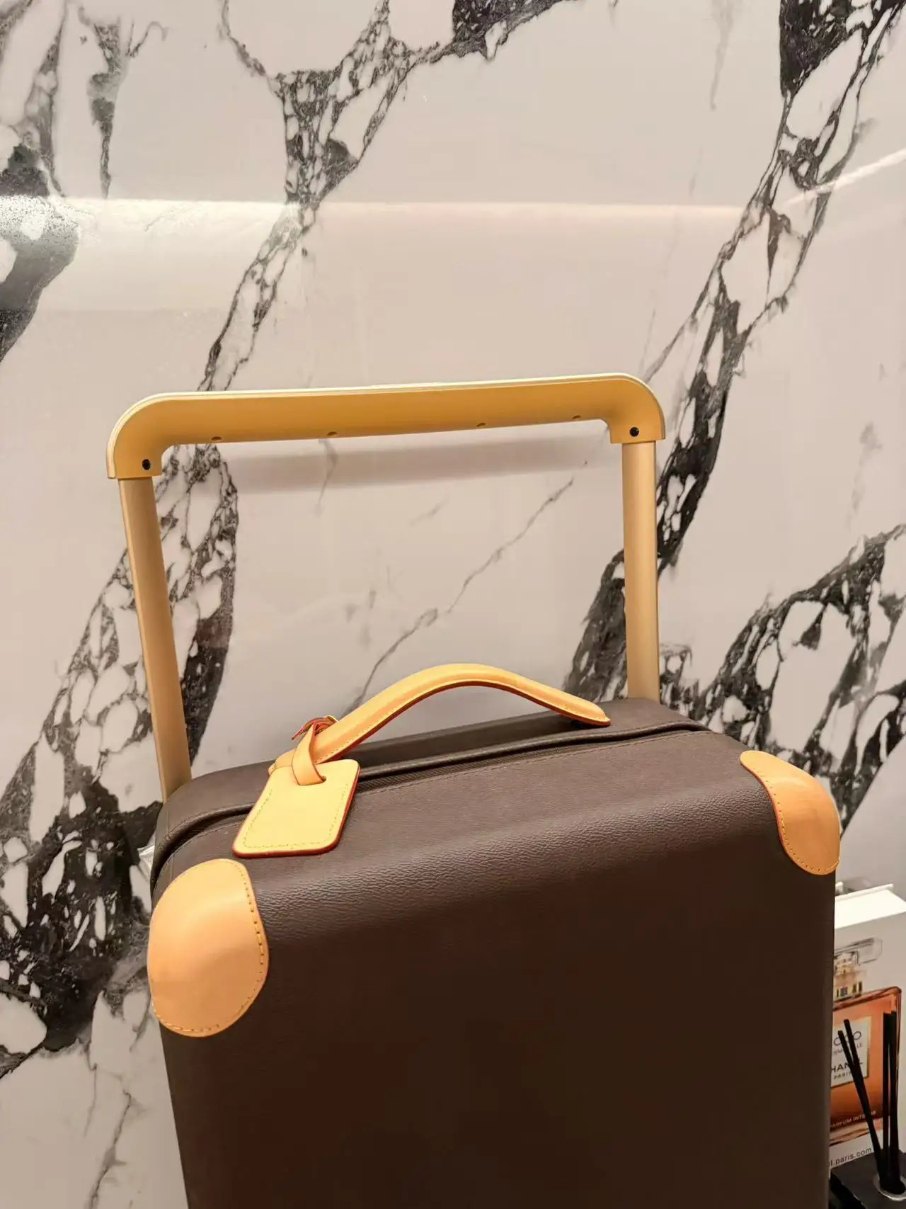 nouvelle valise de voyage de cabine de luxe de 20 pouces avec logo tendance chariot à roulettes bagages marque originale boîtier de chariot classique sur roues