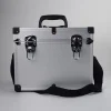 Grande boîte à outils portable en aluminium pour équipement de sécurité, mallette de rangement pour matériel, valise avec bandoulière