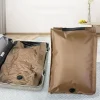 sacs de rangement sous vide de grande capacité, sacs de compression anti poussière enroulables à la main, valise étanche à l'humidité, cube pour vêtements