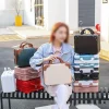 mini valise de voyage de 14 pouces, boîte à cosmétiques, organisateur de bagages à main, étui de maquillage, petite boîte à mot de passe, étui d'embarquement