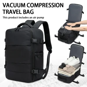 Ryanair sac à dos voyage cabine avion 43x30x18, sac à dos de compression sous vide, femmes hommes sac à dos sac pour ordinateur portable d&rsquo;affaires sac à main