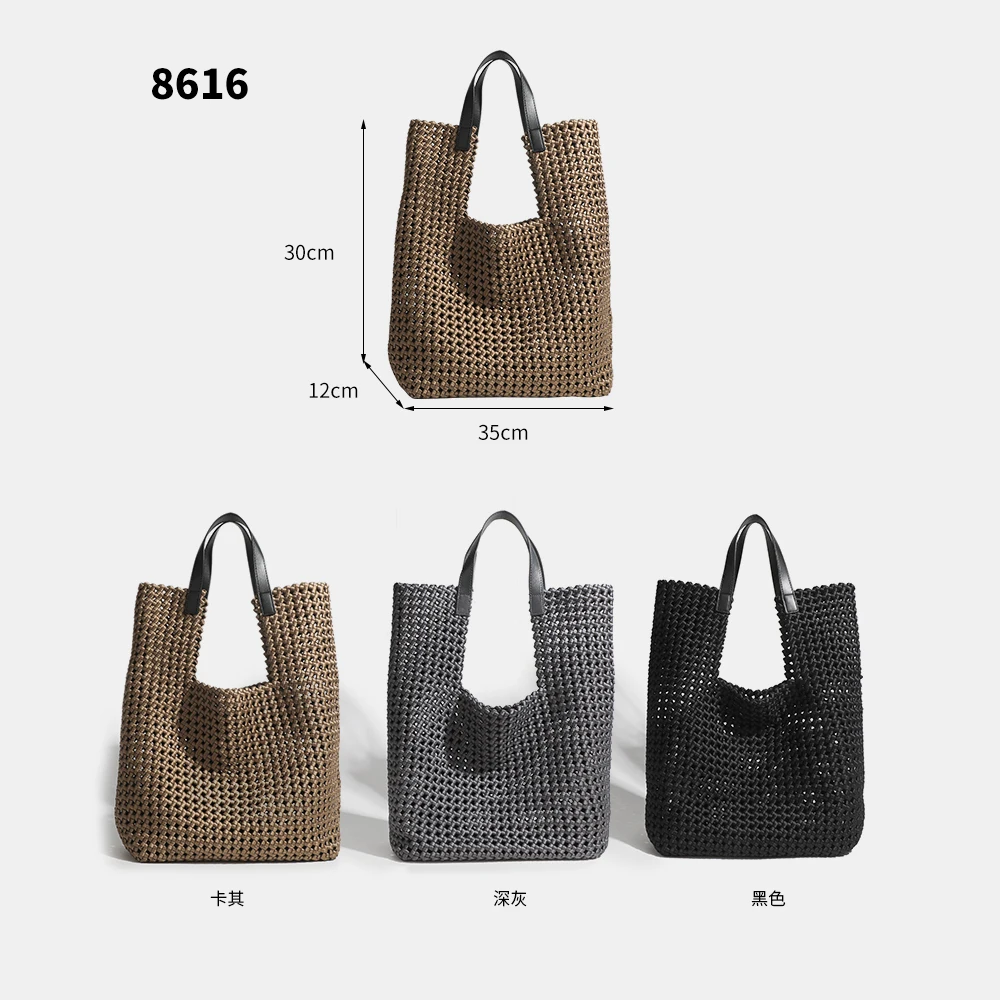 sac à main tissé en néoprène pour femme, grand sac fourre tout, sacs seau, cadeau d'immersion, designer de luxe, f. c.