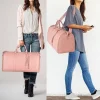 sacs à vêtements avec roulettes, sac polochon de transport pour valise à vêtements de voyage pour costume habillé, sac de vol transversible à roulettes pour week end