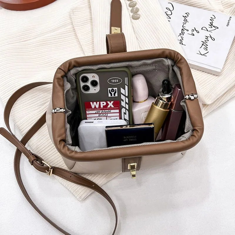 sacs à main de luxe de styliste pour femmes, portefeuille élégant, sac à bandoulière polyvalent, haute qualité, tendance, niche, cuir pu souple, nouveau