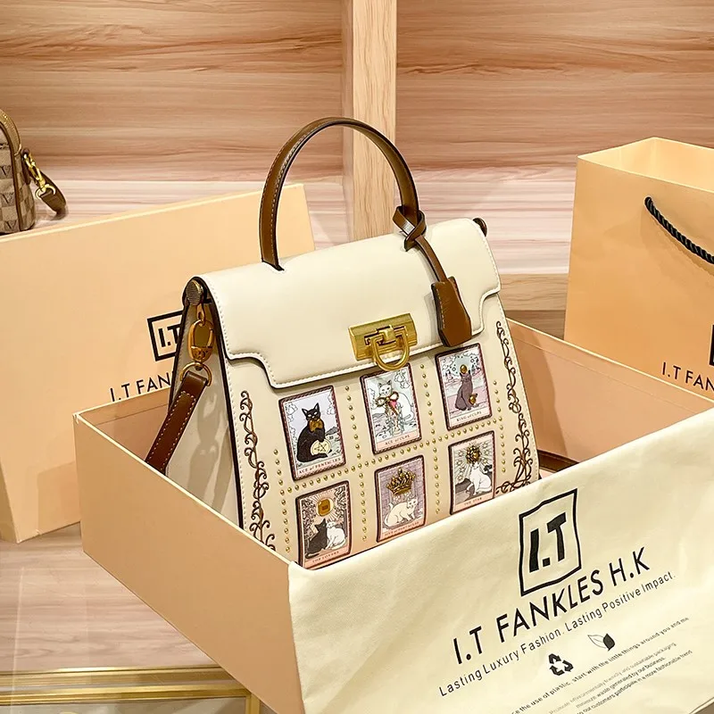 sac à main de marque pour femmes, sac à bandoulière léger de luxe haut de gamme de styliste rétro, nouvelle collection 2025