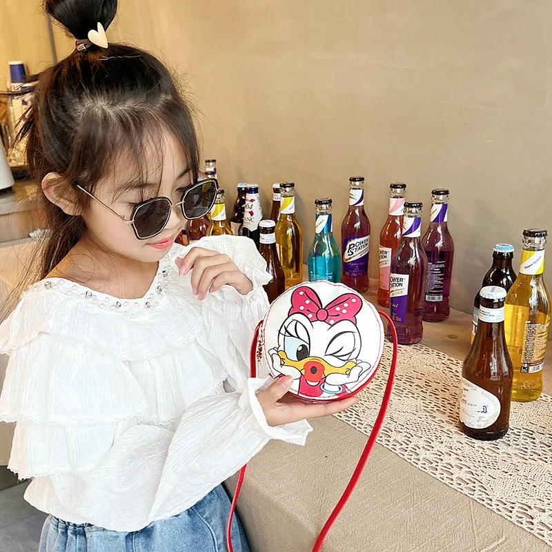 mini sacs à main en cuir pu pour enfants, petits sacs à bandoulière initiés, chat mignon, porte monnaie pour enfants, portefeuille pour bébés filles, mode