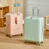 boîte à bagages avec cadre et poignée en aluminium, adaptée aux voyages, bagage à main de 20 à 24 pouces, disponible en différentes couleurs