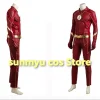 costume de cosplay flash 4, taille personnalisée, avec masque