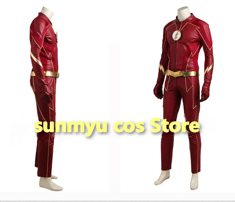 costume de cosplay flash 4, taille personnalisée, avec masque