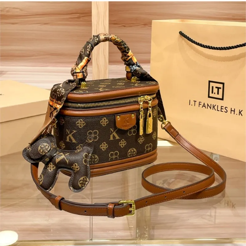 sac à main de marque de luxe 2025, nouveau sac de boîte de styliste haut de gamme, sac seau, sac croisé diagonale à une épaule, à la mode