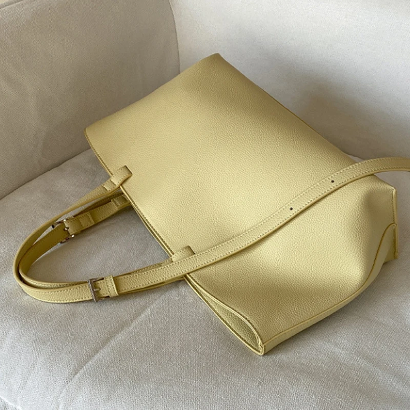 sac à main en cuir de luxe pour femmes, sac de plage d'été tendance, décontracté, style coréen, fourre tout populaire pour dames, 2025
