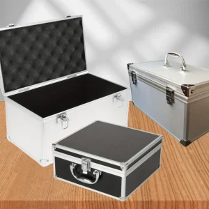 Pièces de valise en aluminium, conteneurs de toilette, jouet dur, Organization de Garage, rangement, boîtier de verrouillage en métal Portable sans éponge Pièces de valise en aluminium, conteneurs de toilette, jouet dur, Organization de Garage, rangement, boîtier de verrouillage en métal Portable sans éponge