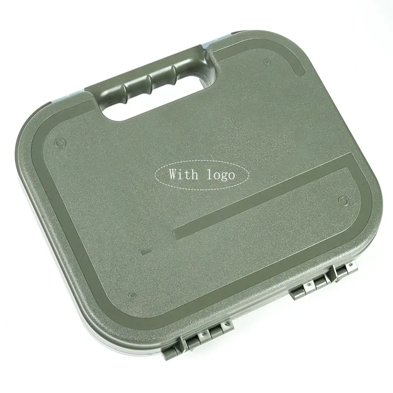 Étui de combinaison en plastique pour pistolet tactique gloc, boîte de rangement abs g17 g18 g19, transport de sécurité, boîte de chasse airsoft, accessoires