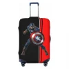 housse de valise captain america 2025, housses de protection anti poussière pour bagages de 18 à 32 pouces