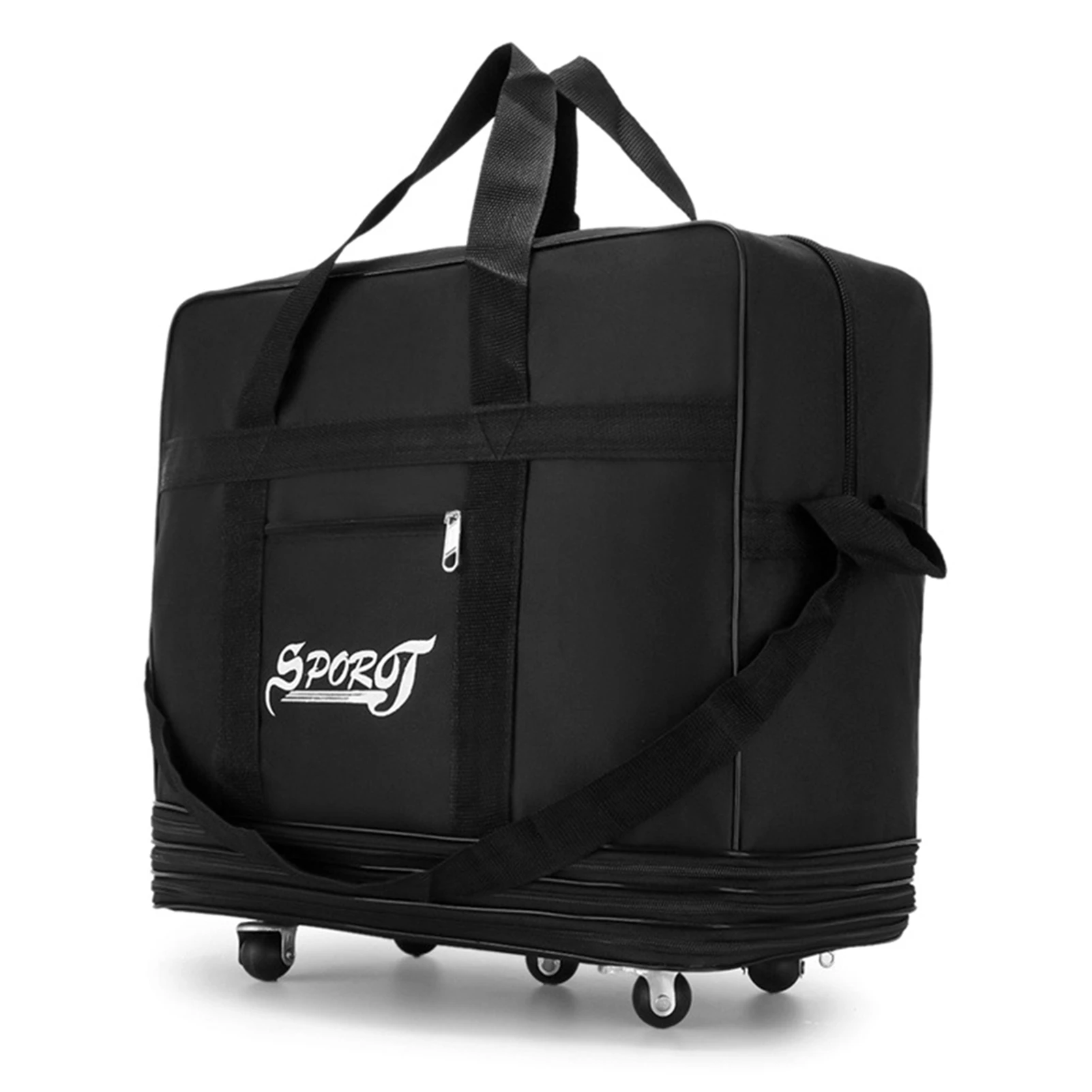 valise pliable extensible, sac de voyage à roulettes pliable pour hommes et femmes, sac de voyage