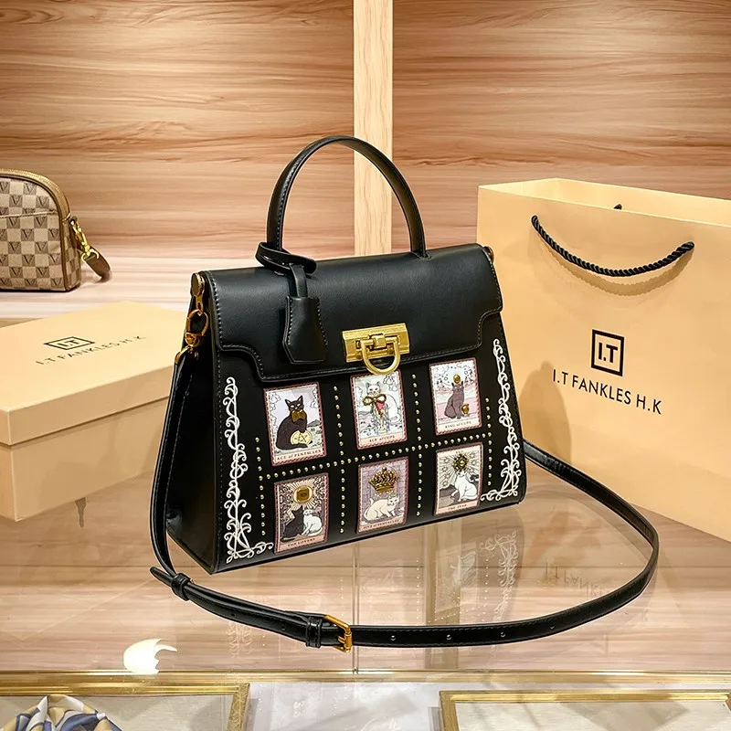 sac à main de marque pour femmes, sac à bandoulière léger de luxe haut de gamme de styliste rétro, nouvelle collection 2025