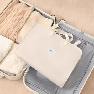 Pochette de rangement de bagages suspendue, sac de voyage pliable de grande capacité, organisateur résistant à l&rsquo;humidité et à la poussière