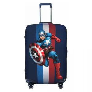 Housse de valise Captain America 2025, housses de protection anti-poussière pour bagages de 18 à 32 pouces