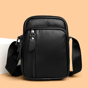 Sacs à main décontractés en cuir véritable pour hommes, sacs à bandoulière pour hommes initiés, petits sacs à main, mode de haute qualité, 2024 Sacs à main décontractés en cuir véritable pour hommes, sacs à bandoulière pour hommes initiés, petits sacs à main, mode de haute qualité, 2024