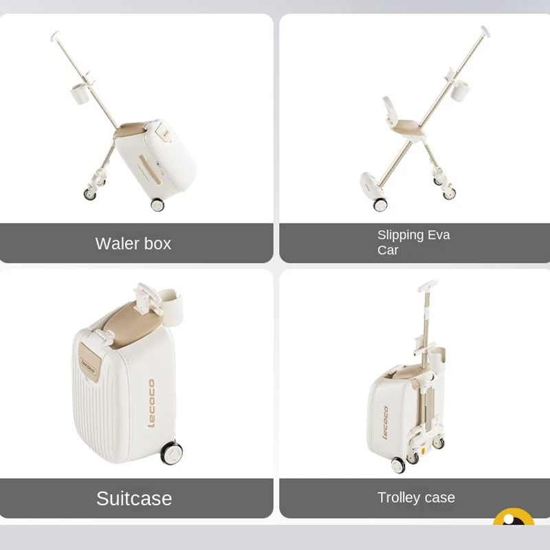 valise de voyage 2 en 1 pour poussette amovible, nouvelle valise pour enfants pouvant s'asseoir, bagage de transport de 20 pouces, 2025