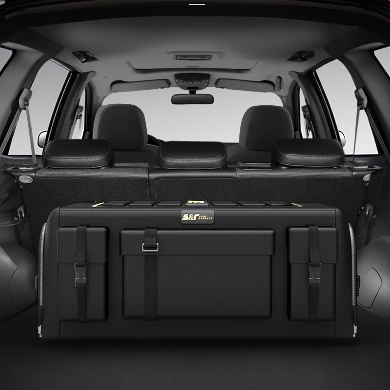 boîte de rangement de bagages de voiture grande capacité, sac à outils multifonctionnel, oxford, pliable, boîte d'urgence, 30l 70l