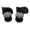 1 paire de roues de valise à bagages, roulettes de coffre, pièce de rechange de remplacement pour valise à bagages, chariot de valise de voyage