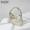 2025 ins chic designer poignée tissée à la main femmes fourre tout 2 bandoulière femme sac à bandoulière 100% cuir de vache sac à main beige