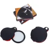 Étui en cuir pliable de 55mm ou 65mm, loupe de poche 10x pour personnes âgées, lecture de bijoux, Inspection Antique Étui en cuir pliable de 55mm ou 65mm, loupe de poche 10x pour personnes âgées, lecture de bijoux, Inspection Antique