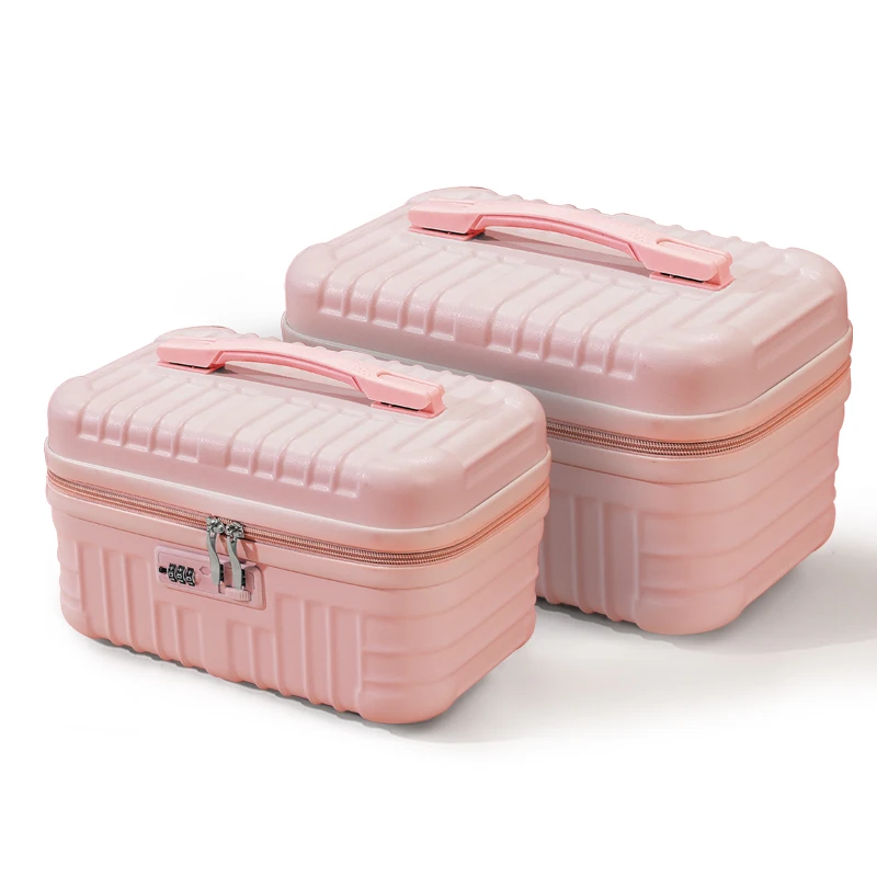 valise portable de 16 pouces, petit compartiment à bagages, sac de maquillage, boîte de rangement, boîte de voyage, valise légère et portable de 18 pouces