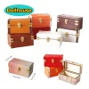Valise Miniature pour maison de poupée 1:12, boîte à bagages en cuir Vintage, boîte de rangement, modèle de maison, décoration, jouet, accessoires pour maison de poupée Valise Miniature pour maison de poupée 1:12, boîte à bagages en cuir Vintage, boîte de rangement, modèle de maison, décoration, jouet, accessoires pour maison de poupée