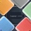 juste de bagage pour valise rimowa, étuis de protection avec fermeture éclair, housses anti poussière transparentes en pvc personnalisées, toutes les séries