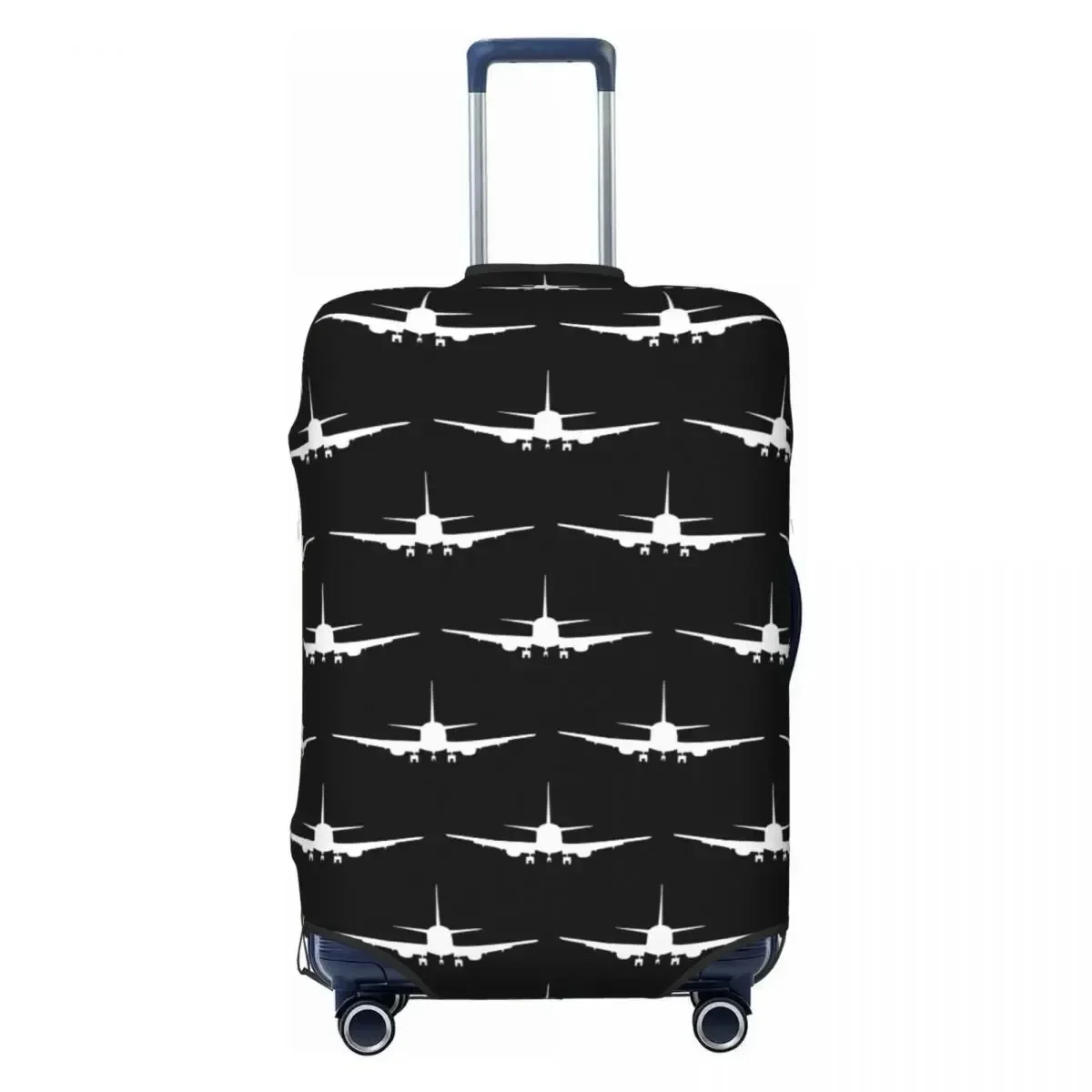 housse de protection personnalisée pour bagages d'équipage de vol d'avion, housse de protection amusante pour valise de voyage de pilote d'aviateur d'avion de 18 à 32 pouces