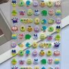 autocollant de motifs de jeu de dessin animé super mini pour valise, autocollant auto adhésif kawaii sanrio kuromi, étiquettes de bagages étanches, autocollant pour ongles